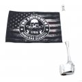 Motocycle Flag Pole Mount 5 X 9 Homeland Security Compatible With Gl1800 Gl1500 Goldwing All Years