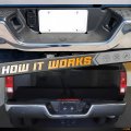 Hercoo License Plate Lights Lamp Lens Black Clips Housing Compatible With 2003-2018 Dodge Ram 1500 2500 3500 Pickup Truck Rear