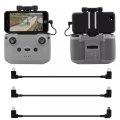 Upgraded 2-pack 30cm 11 8inch Otg Data Cable For Dji Mavic Mini 2 Drone Remote Controller Rc Type-c Usb Android