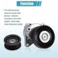 X Autohaux Serpentine Drive Belt Tensioner Pulley And Idler Assembly For Mercedes-benz C240 C320 Cl500 Clk320 E320 E500 Ml500