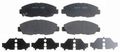 Sgd465a Service Grade Organic Disc Brake Pad Set For Suv Rear Silver Ceramic Material 