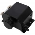 Radiator Coolant Overflow Tank Reservior Polished Stainless 33 Oz Univesial 