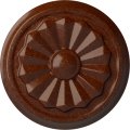 Ekena Millwork Cm07olbmc Olivia Ceiling Medallion 7 8 Od X 1 P Fits Canopies Up To 2 Hand-painted Burnished Mahogany Crackle 