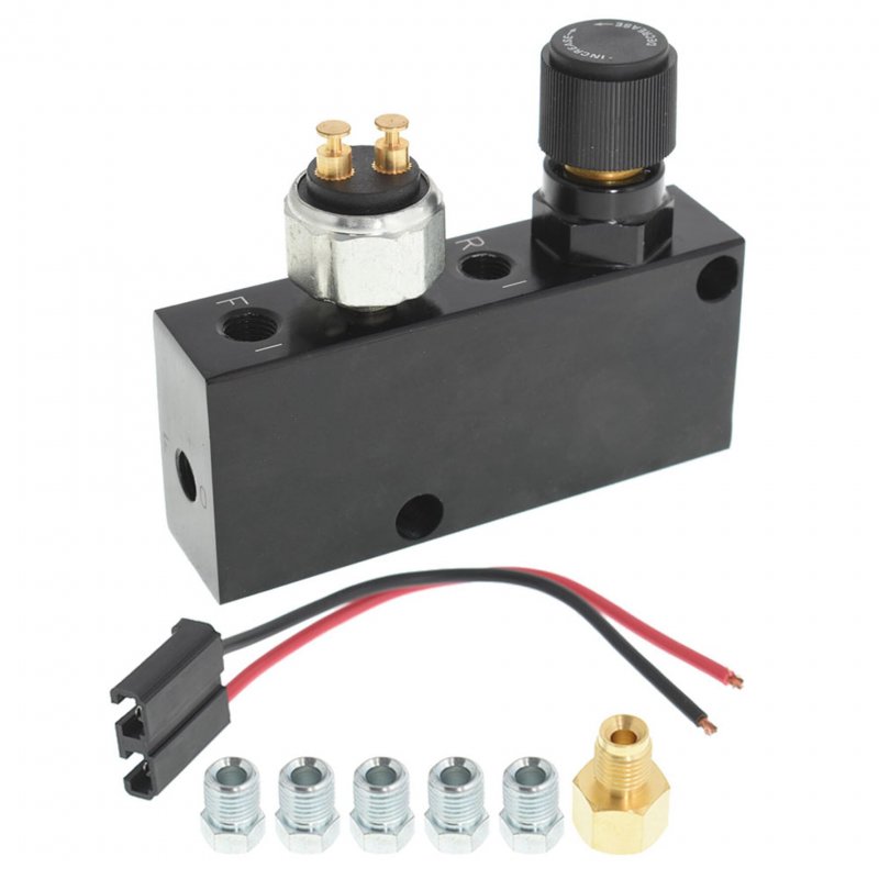 3 16 Adjustable Proportioning Valve Distribution Block Brake Disc With Five Stainless Steel Fittings Replacement For Impala Gto