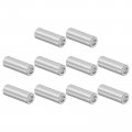 Uxcell 10pcs Aluminum Spacer 5mm Bore 10mm Od 35mm Length Screw Standoff Bushing Plain Finish Round For M5 Screws Bolts And 