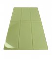 Premium Quality Bliss Green 3x9 Glass Subway Tile For Bathroom Walls Kitchen Backsplashes By Vogue 