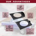 Kuafu Behind Seat Speaker Brackets Squarebody Replacement Compatible With 1973 1987 Gmc C10 Single Cab Or Crew Pickup 6 X 9