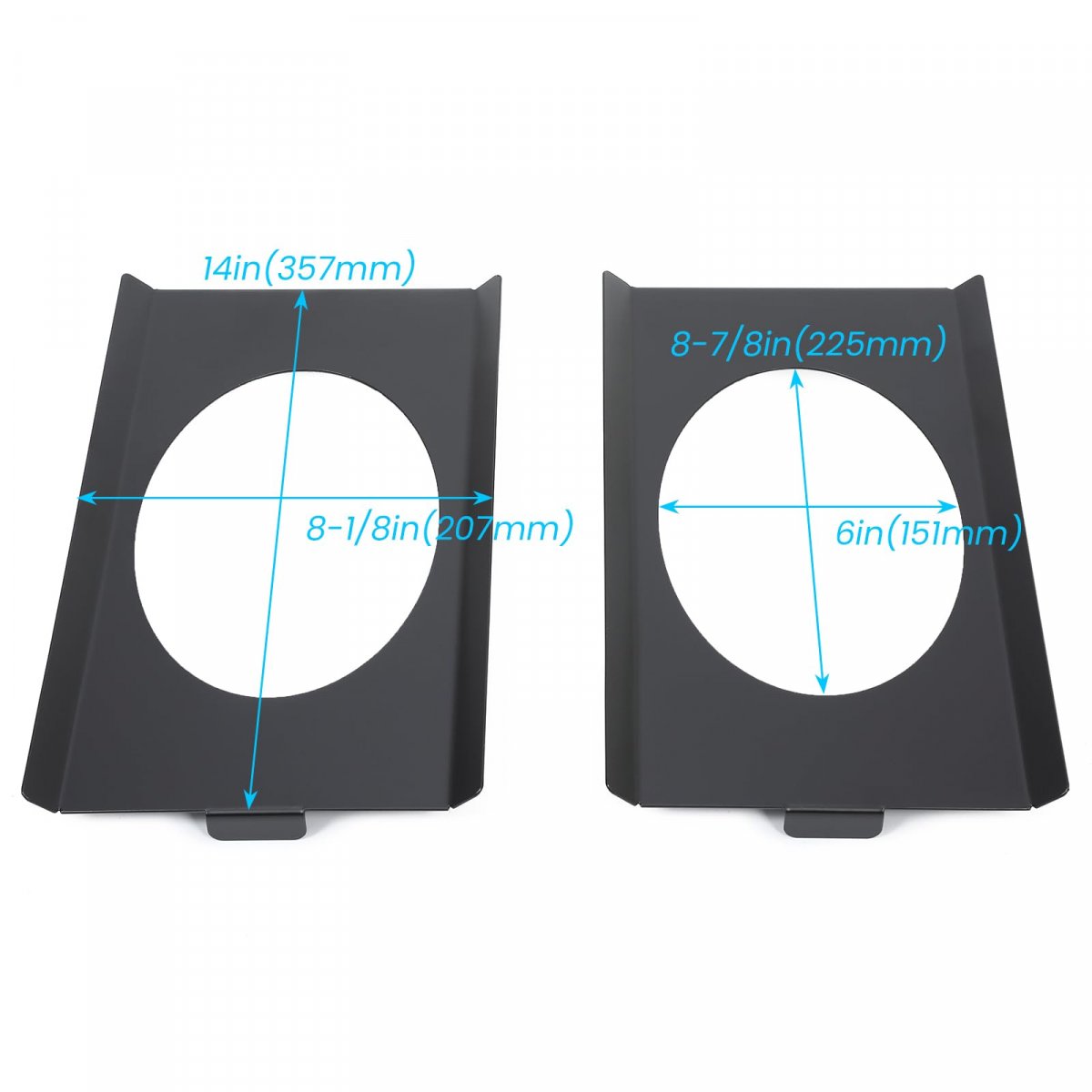 Behind Seat Speaker Brackets Squarebody Replacement For 1973 1987 Gmc C10 Single Cab Or Crew Pickup 6 X 9 Speakers