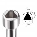 Uxcell Electrical Cabinet Key 4-way Multi-functional Triangle Square Water Meter Box Safety