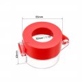 Uxcell 2pcs Red Plastic Switch Cover Protector For 30mm Diameter Push Button 55x43