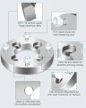 Aintier 2pcs 1 4 Lug Wheel Adapters 4x100 To 4x137 3 8 74mm Compatible With For 1981-1986 Atc250r 1997-2004 Foreman 400