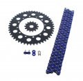 Kawasaki Klx300 Klx 300 Blue Chain And Sprocket Black 14 48 110l