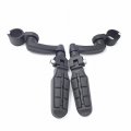 Smt Motorcycle Black Adjustable Highway Peg Mounting Kit With Footpeg Foot Rest For V-star Roadstar Suzuki Boulevard Equipped