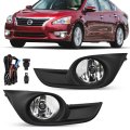Fog Lights Assembly Kit For Nissan Altima 2013 2014 2015 Front Bumper Halogen Lamps With Wiring Harness And Switch Replace 