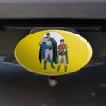 Batman And Robin Oval Tow Trailer Hitch Cover Plug Insert