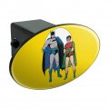 Batman And Robin Oval Tow Trailer Hitch Cover Plug Insert