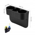 Yosoo Universal Auto Truck Car Seat Drink Cup Holder Valet Beverage Can Bottle Food Mount Stand Storage Box 28x21x10cm 11x8
