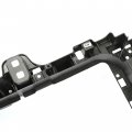 Hecasa Bumper Grille Shutter Compatible With 2014-2019 Gmc Sierra 1500 2500 3500 Air Radiator Support Grid Bracket Replacement