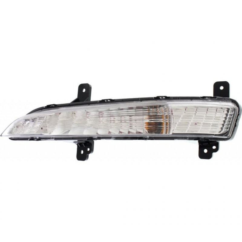 Chevy Traverse 2013-2017 Signal Light Driver Side Front Chrome Housing Clear Lens Replacement For Gm2530135 23305608