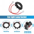 Uxcell 2pcs H7 Led Headlight Bulb Base Holder Adapters Socket Retainer Clip Fit For Volkswagen Gti 2006-2019