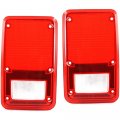 Evan-fischer Tail Light Lens For Dodge Van Full Size 78-93 Right And Left 