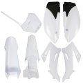 White And Black Abs Plastic Mudguard Fairing Body Kit Replacement For Yamaha Ttr110 2008-2013 2014 2015 