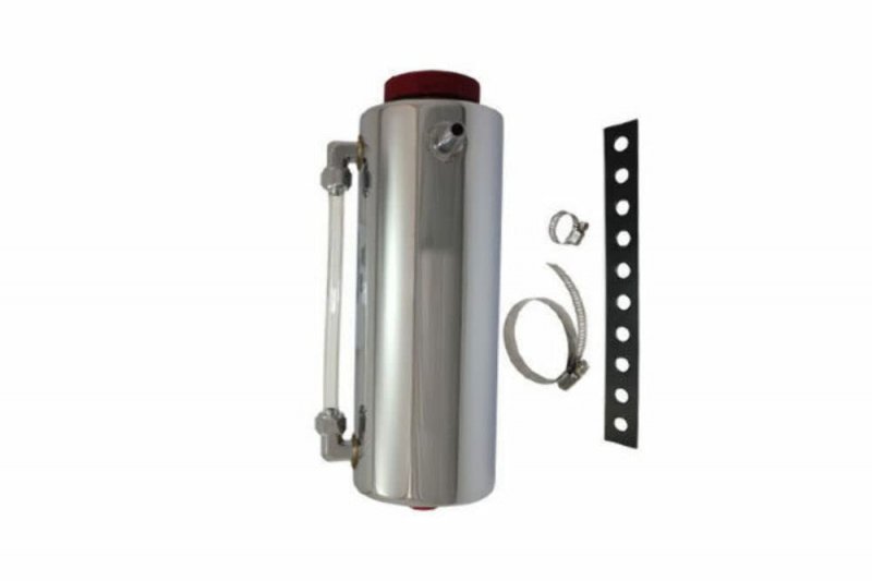 Pirate Mfg 3 X 9 Chrome Aluminum Radiator Overflow Tank Universal Fit