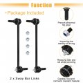 X Autohaux 2pcs Front Sway Bar Links K8702 Stabilizer Enda Link Suspension Kit Ford Windstar 1995-2003 For Mercury Sable