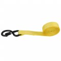 Waltyotur Ratchet Tie Down Straps 4 Pk 15 Ft 2 200 Lb Break Strength Safety Lock S Hooks Yellow