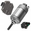 Caltric Starter Motor With Regulator And Relay Compatible Suzuki King Quad 750 Lta750x 4x4 2009-2018