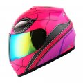 Wow Motorcycle Full Face Helmet Street Bike Bmx Mx Youth Kids Spider Pink 