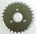 Steel Rear Sprocket Is Compatible With Kawasaki Moto-x Kdx 50 2003-2006 28 Teeth Rsy-040-28 Oem 64511-04411 42041-s007 