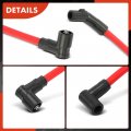 A-premium Ignition Spark Plug Wires Set Of 10 Compatible With Ford F-150 F0 1979-1995 Mustang 1968-1973 5 0l 5 8l