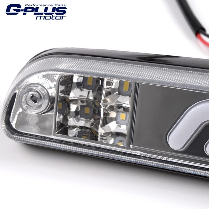 Led Third Brake Light For 1999-2016 Ford F250 F350 F450 F550 Sd Super Duty 3rd Cargo Tail Lamps Clear Lens Chrome Housing Rear