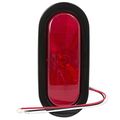 Blazer B85rk Sealed 6-inch Oval Stop Tail Turn Light Kit Red 