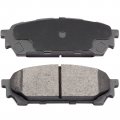 4pc Front Ceramic Brake Pads With Hardware Kits Fits For Saab 9-2x Subaru Baja Forester Impreza Legacy Outback Low Dust Pad All
