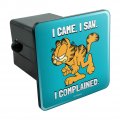 Garfield I Came Saw Complained Tow Trailer Hitch Cover Plug Insert For 2 In Receivers Black Abs Plastic With Uv Resistant Resin