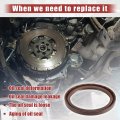 Uxcell Car Oil Pump Rear Crankshaft Seal Replacement For Toyota Corolla 1998-2008 No 9031176001