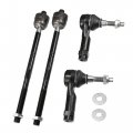 X Autohaux 4pcs Front Inner Outer Tie Rod End Links Steering Suspension Kit Es3691 Ev463 Ford F-150 2004-2008 4wd For Lincoln 