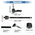 X Autohaux 4pcs Front Inner Outer Tie Rod End Links Steering Suspension Kit Es3691 Ev463 Ford F-150 2004-2008 4wd For Lincoln