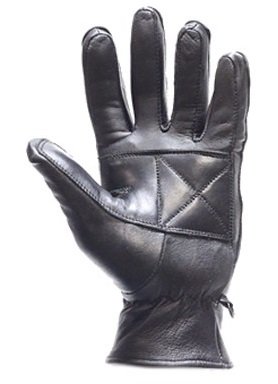 Womens Full Finger Leather Gloves With Zipper Size Xs X-small