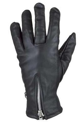 Womens Full Finger Leather Gloves With Zipper Size Xs X-small