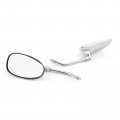 Topteng Motorcycle 10mm Rear Mirror Side View Rearview Fits For Yamaha Xv125 Xv250 Xv400 Xv535 Xv700 Xv750 Xv920 Xv1000 Xv1100