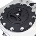 Universal Aluminum Polished Fuel Cell Tank 2 5 Gallon 9 5l With Level Sender For Hot Rod Street Racing Track Cars Truck Suv