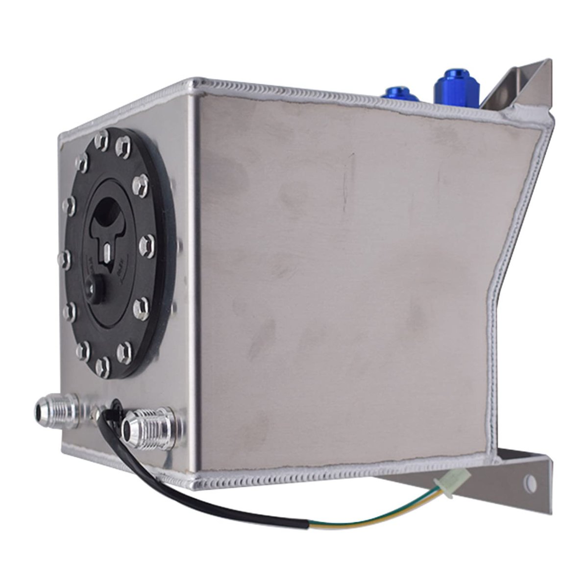 Universal Aluminum Polished Fuel Cell Tank 2 5 Gallon 9 5l With Level Sender For Hot Rod Street Racing Track Cars Truck Suv