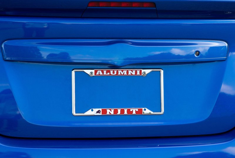Njit New Jersey Institute Of Technology Highlanders License Plate Frame Officially Licensed Metal Car Tag Holder 6 25 X 12 In