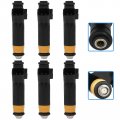 2 Holes 6pcs Replacement Fuel Injectors Compatible For 2003d E-150 Club Wagon 4 2l 1999-2002 Ford For Econoline For Fj46les