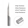 Uxcell Wood Engraving Bit Solid Carbide 6mm Shank 30 Degree 0 5mm Tip Cnc Router Tool For Acrylic Pvc Mdf Pcb Carving