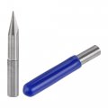 Uxcell Wood Engraving Bit Solid Carbide 6mm Shank 30 Degree 0 5mm Tip Cnc Router Tool For Acrylic Pvc Mdf Pcb Carving