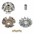 Complete Variator Kit For Gy6 125cc 150cc 152qmi 157qmj Engine Drive Wheel Assy With 14g Rollers Cvt Front Clutch Scooter Atv 